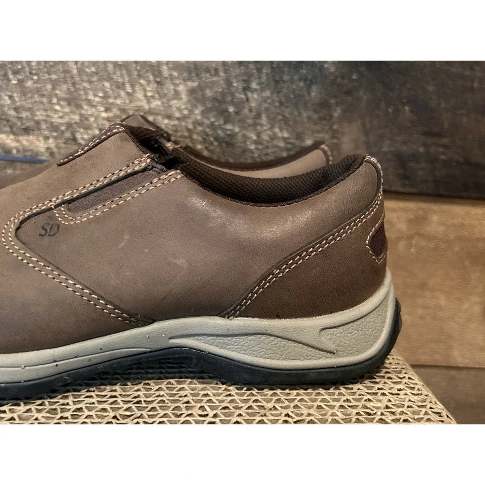 Red Wing Shoes Women 6 D Brown Comfort Pro Safety Toe Slip On Oil Resistant Work